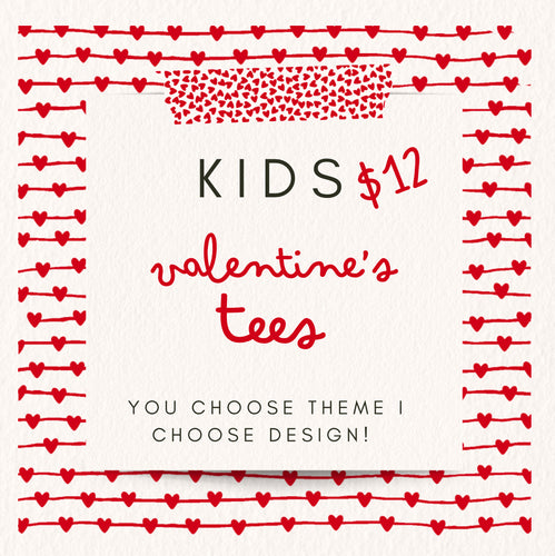 Youth Valentine's tees
