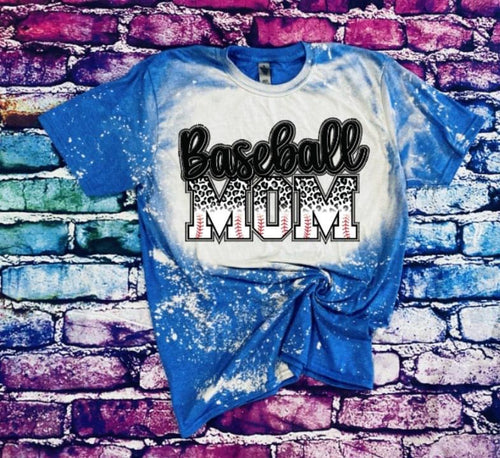 Bleached baseball mom
